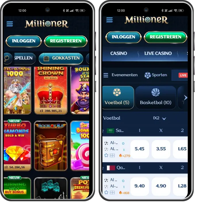 millioiner casino app