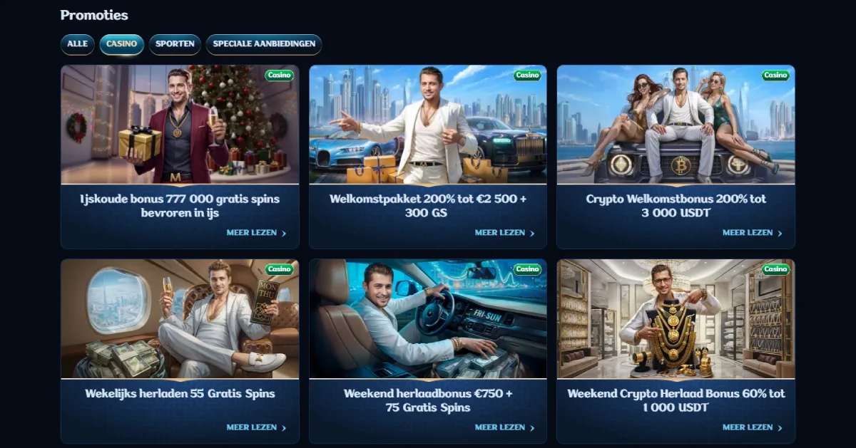 millioiner casino promoties